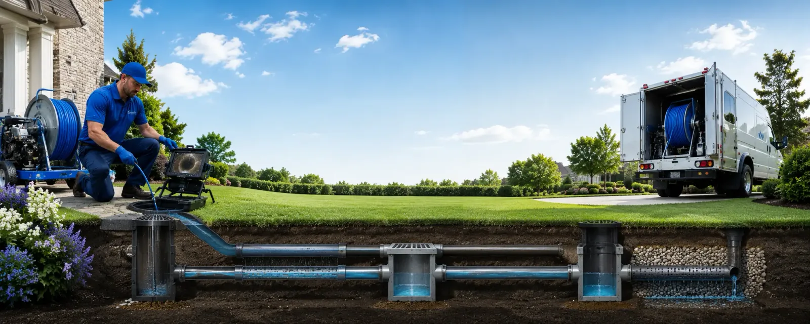 Outdoor drain cleaning information for Marysville, OH